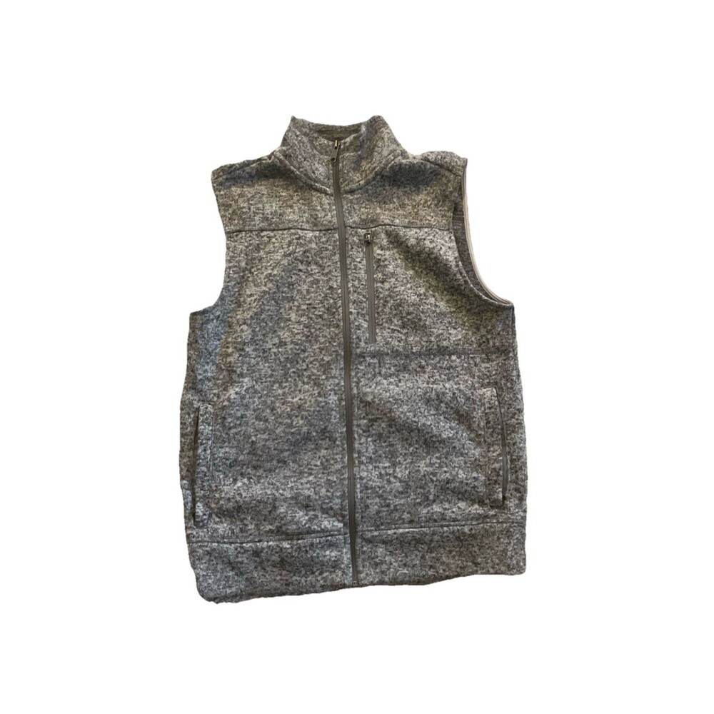 Merona Vest Women’s Full Zip Size Medium Gray